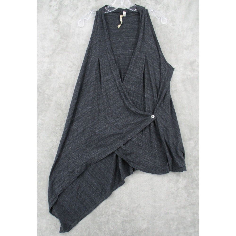 Comfy USA Top Womens Size XS Asymmetric Boho Artsy Relaxed Boxy Lagenlook Knit
